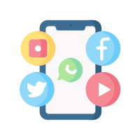 Social Media Designs Icon